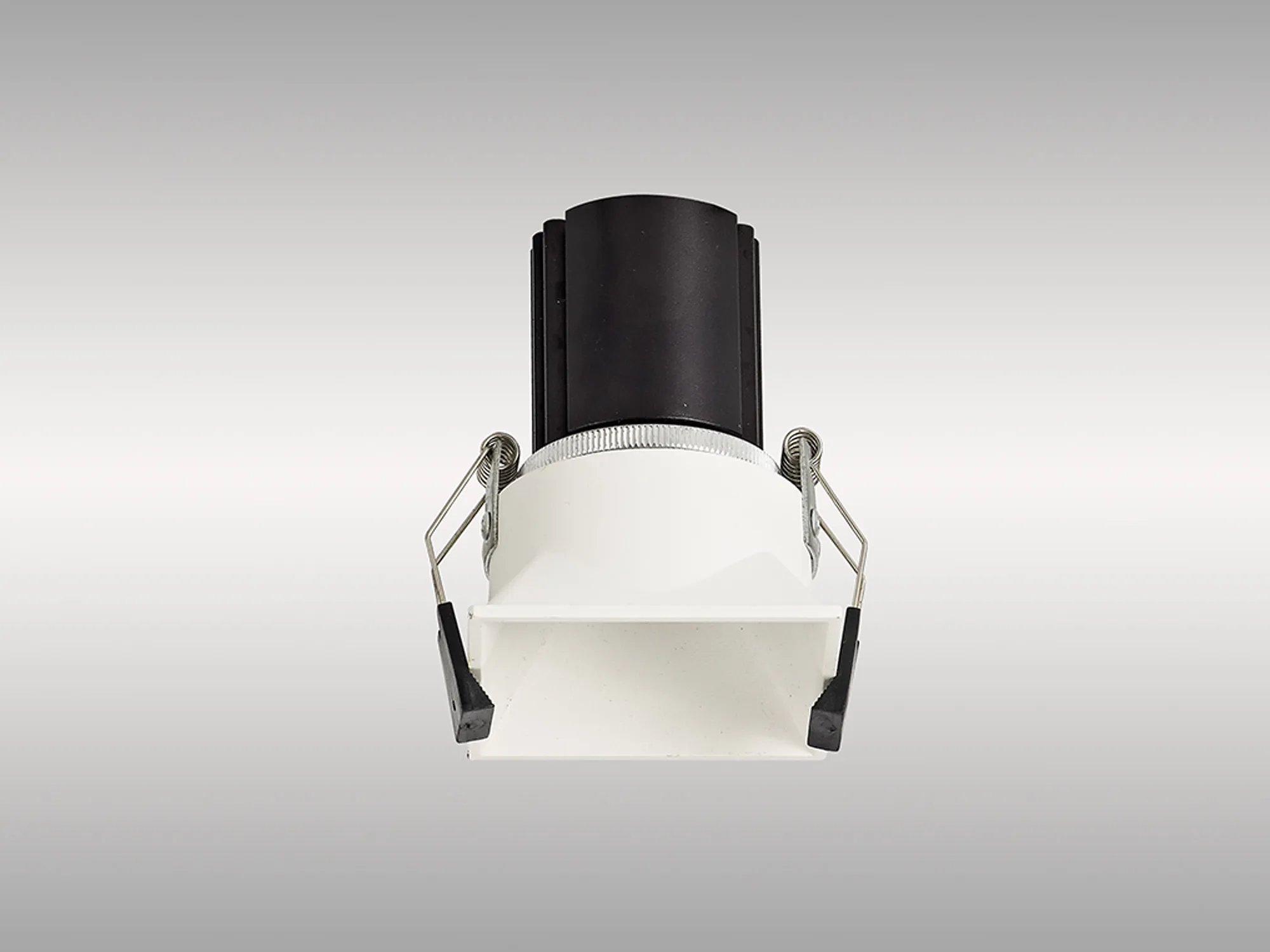 Biox 12 Tridonic Powered 12W 3000K 1200lm 36° CRI>90 LED Engine  White Square Fixed Recessed Spotlight; IP20 DM201942  Dlux Biox 12